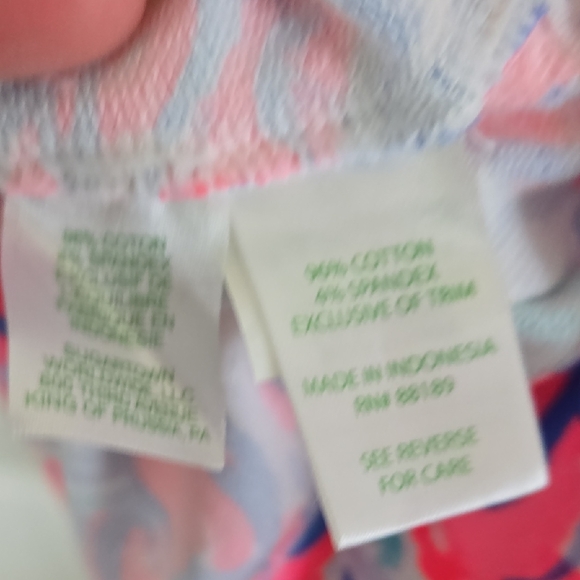 Lilly Pulitzer Pink and Blue Sleeveless Dress - Picture 5 of 6